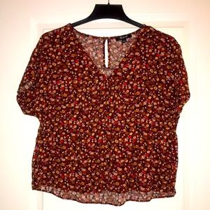Madewell Floral Top